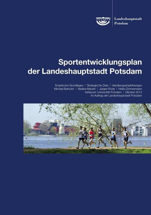 Integrierter Sportentwicklungsplan 2013 (© Landeshauptstadt Potsdam)